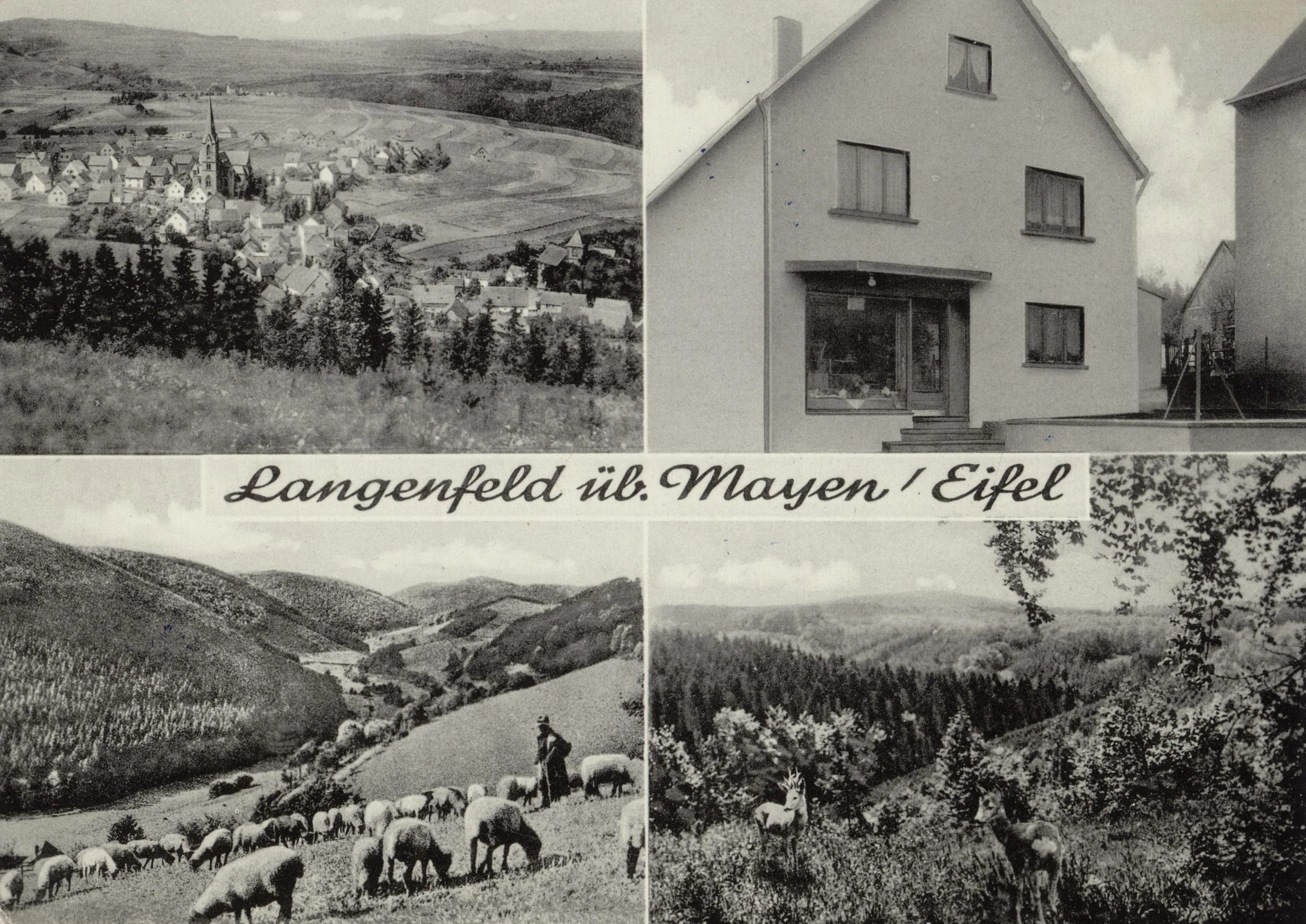 Historische Bilder - Postkarten Langenfeld - Postkarte 17