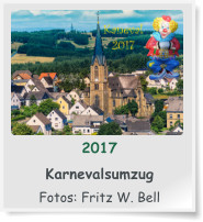 2017  Karnevalsumzug  Fotos: Fritz W. Bell